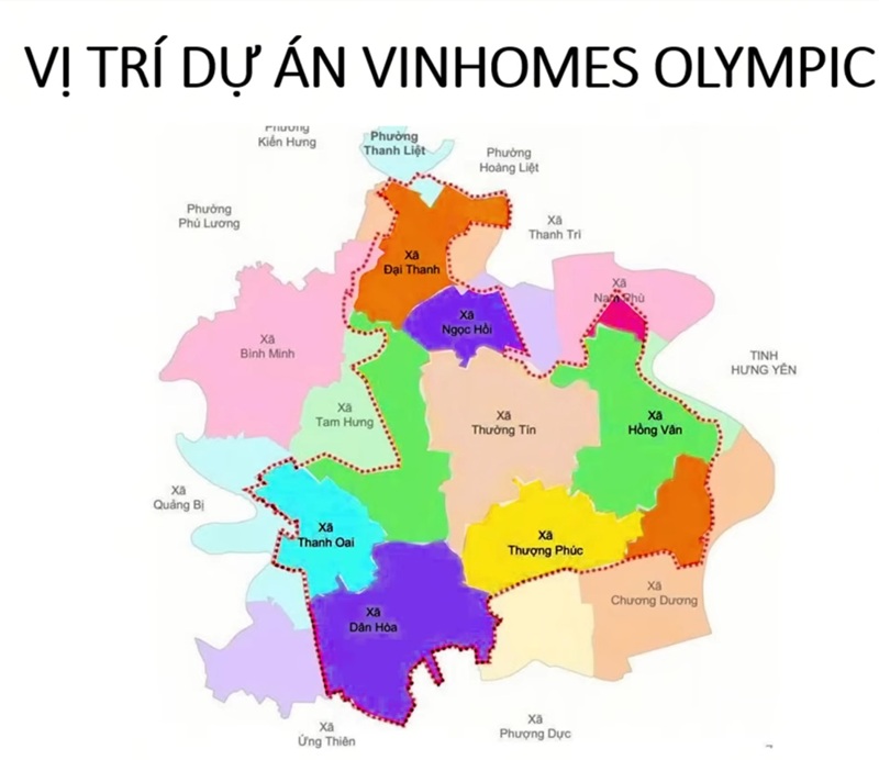 11 xã được thu hồi đất để làm Vinhomes Olympic Hà Nội