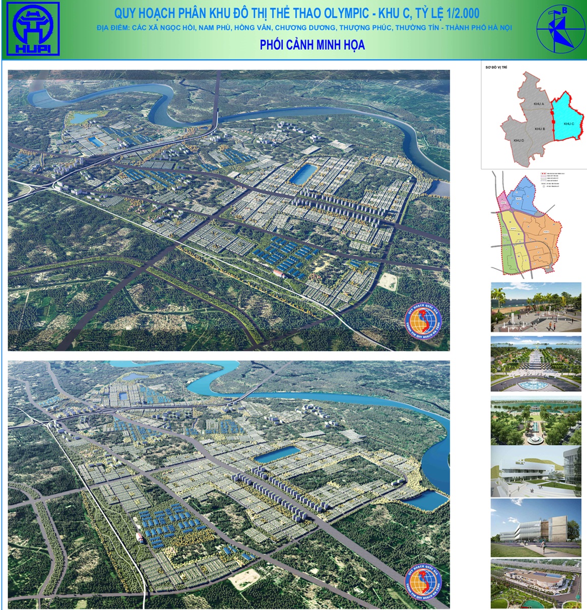 Phối cảnh khu C Vinhomes Olympic Hà Nội