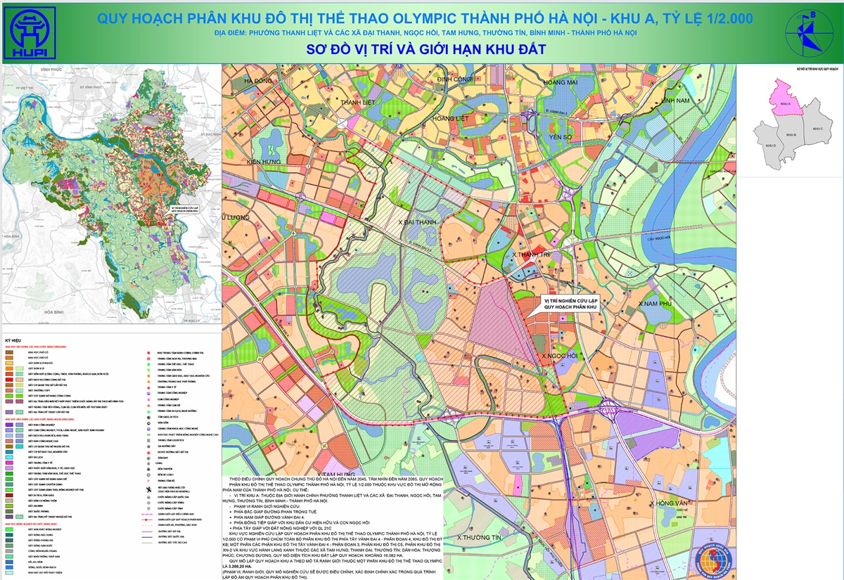 Quy hoạch Phân khu A Vinhomes Olympic Hà Nội
