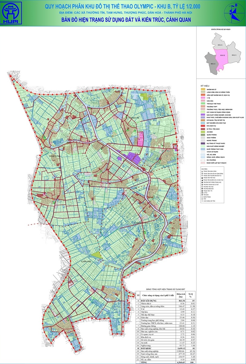 Quy hoạch kiến trúc cảnh quan Vinhomes Olympic Hà Nội