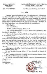 Quy hoạch xã Dân Hòa làm KĐT Vinhomes Olympic Hà Nội.