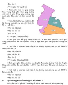 Tổ chức không gian quy hoạch Khu A – đô thị thể thao Olympic