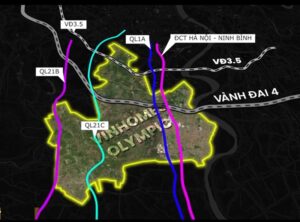 Vành Đai 3.5 kết nối Vinhomes Olympic Hà Nội
