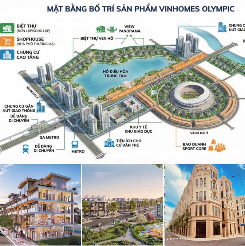 Bảng giá bán vinhomes olympic ngọc hồi