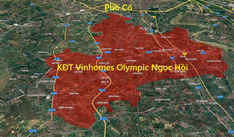 Quy hoạch tổng thể Vinhomes Olympic Ngọc Hồi